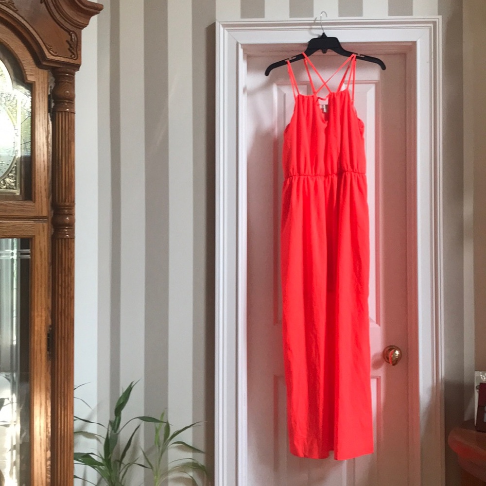 NEW with no tags GIANNI BINI Coral Maxi Dress
